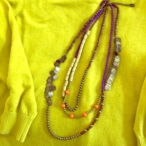 Fun multi-colored bead necklace